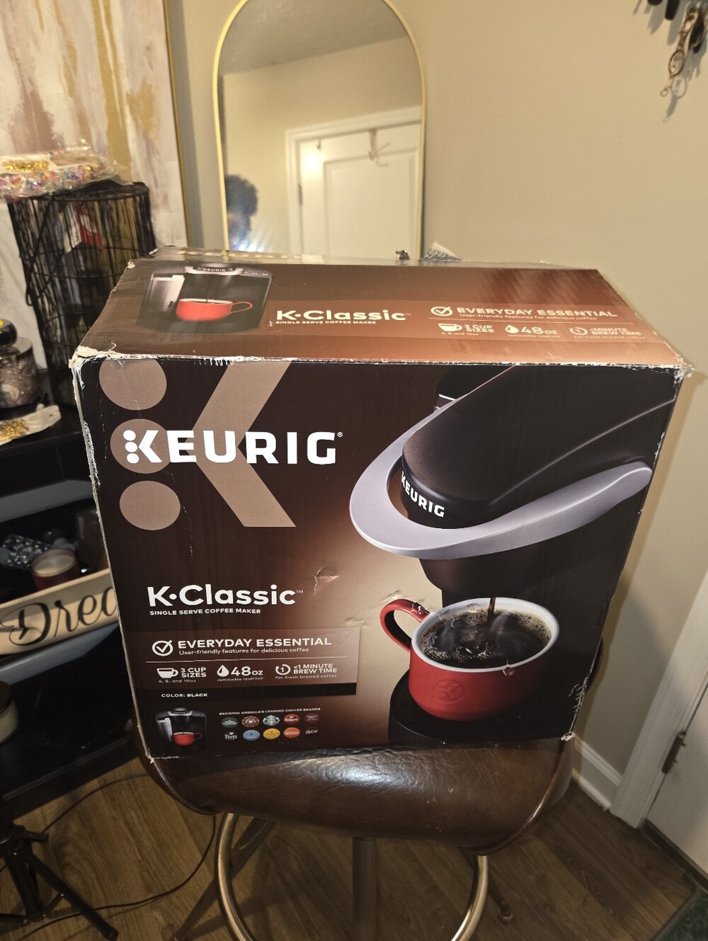 Keurig K-Classic Single Serve Coffee Maker -  Red